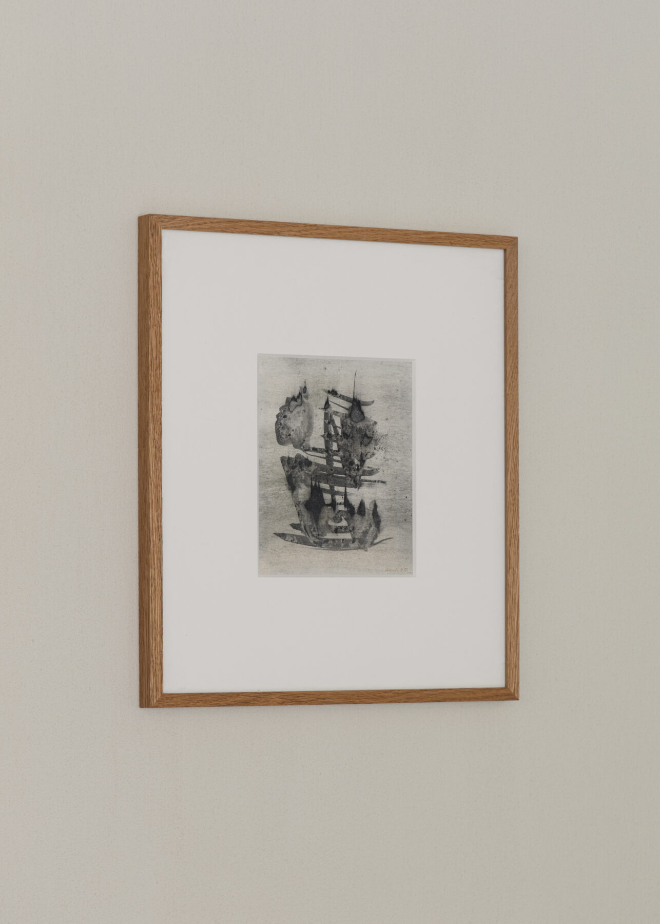 Simone Lacour, Abstract Composition (1959) - Image 2